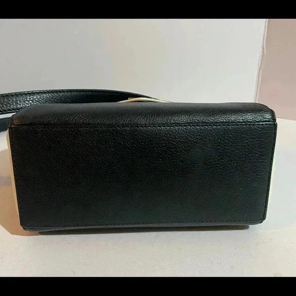 Kate spade black beige black satchel handbag